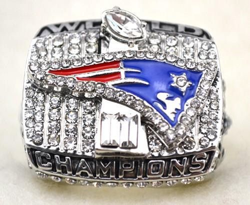 NFL New England Patriots World Champions Silver Ring_1 - Click Image to Close